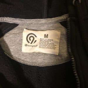 Champion Tops - Women’s black zip up hoodie Champion Tops - Women’s black zip up hoodie